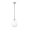 Z-Lite Margo 1 Light Pendant, Polished Nickel & White 7500P10-PN - alternate 6